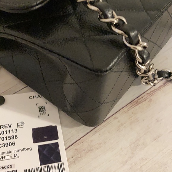 ✨SOLD ‼️BRAND NEW Chanel Classic Small Double Flap Caviar Flap Bag - Picture 10 of 17